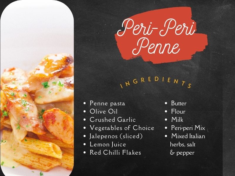 Simple Pasta Recipes Peri Peri Pasta