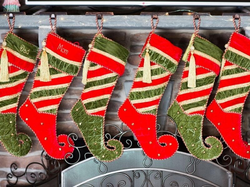 DIY Christmas Gift Ideas - Handpainted Stockings